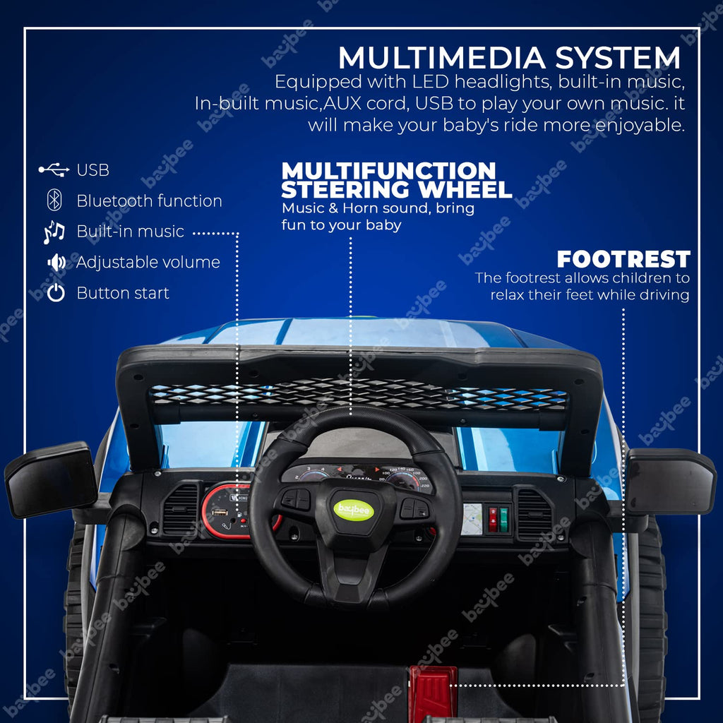 Pobo Jeep blue 4Motor