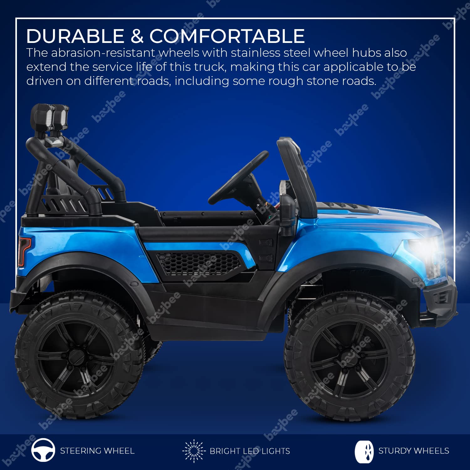 Pobo Jeep blue 4Motor