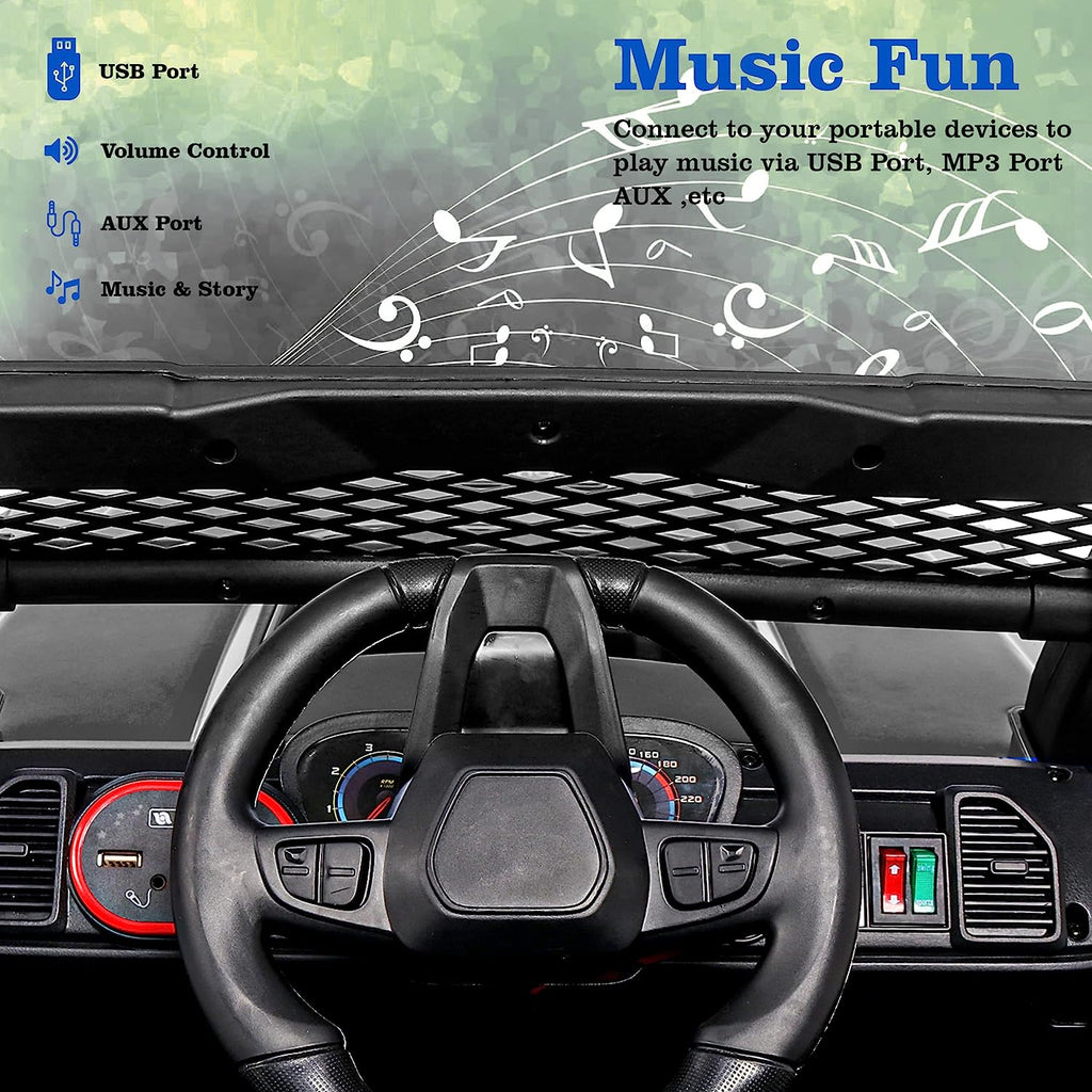 Pobo Jeep blue 4Motor black