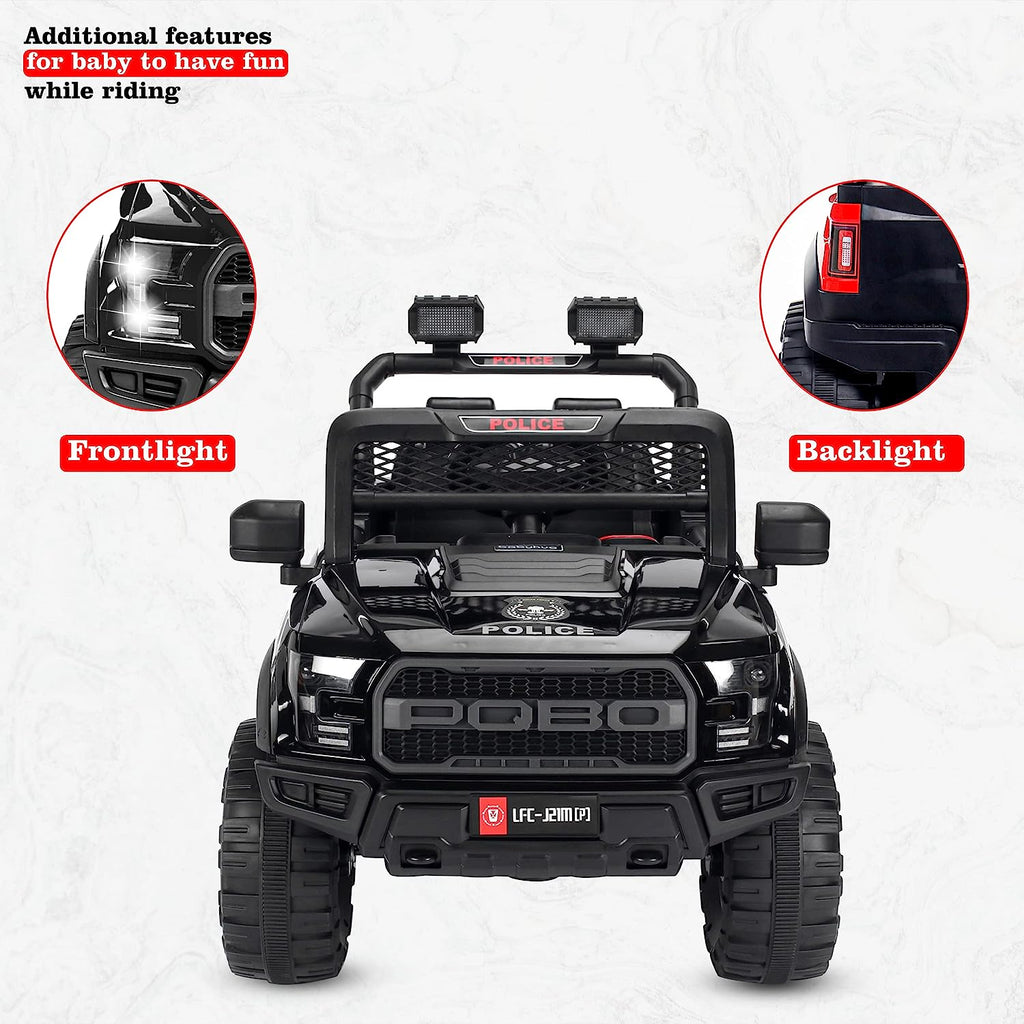 Pobo Jeep blue 4Motor black