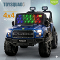 Toysquad Pobo jeep 4motor Blue | windshield light and all music options