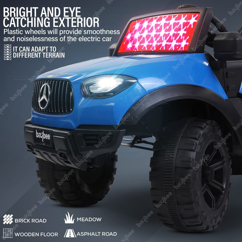 kids jeep bnz blue 4motor