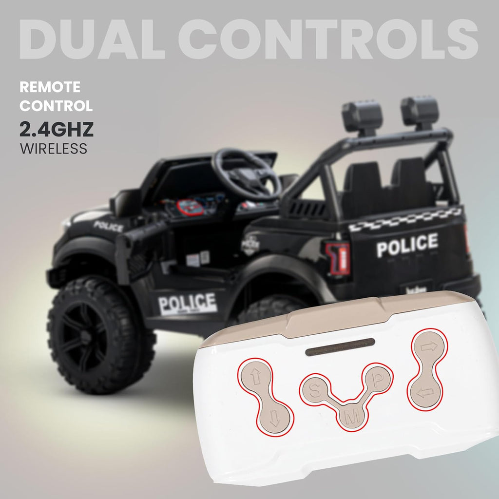 kids jeep bnz black 4motor