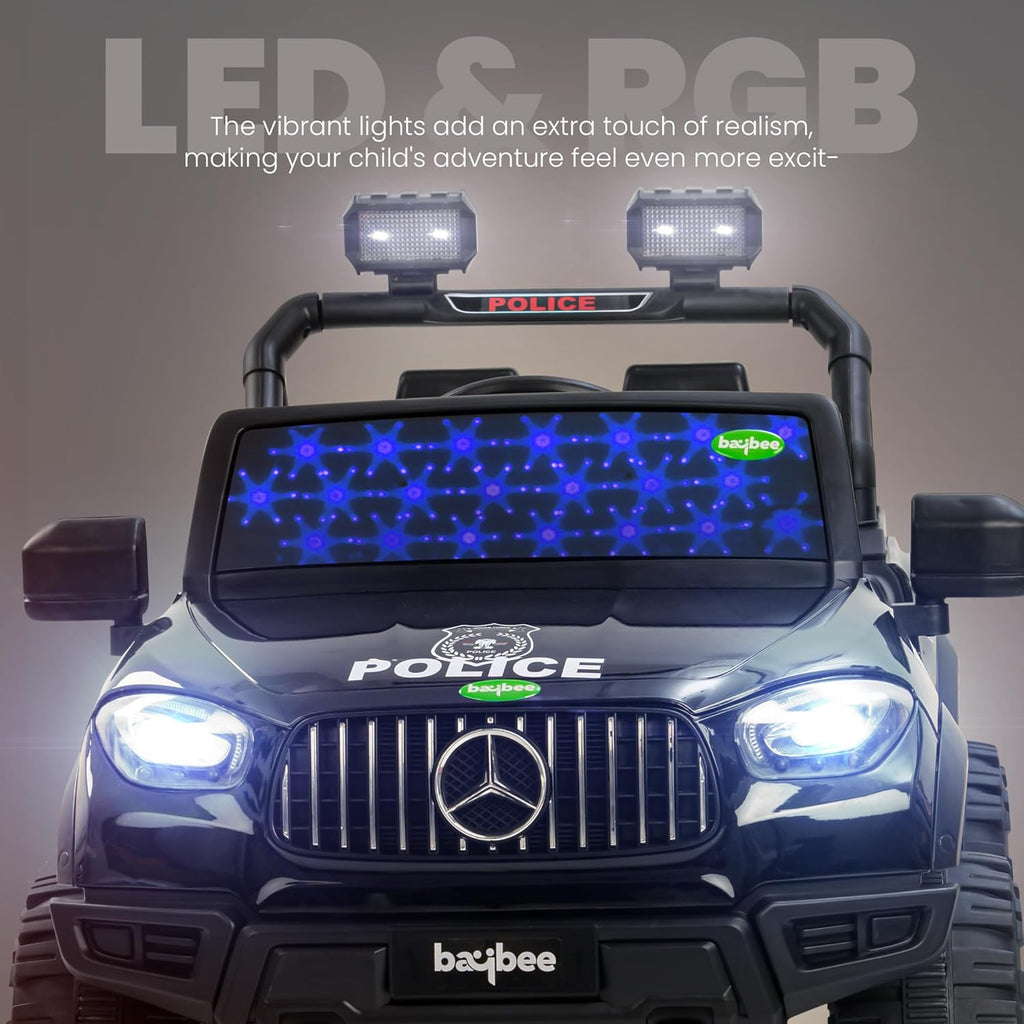 kids jeep bnz black 4motor