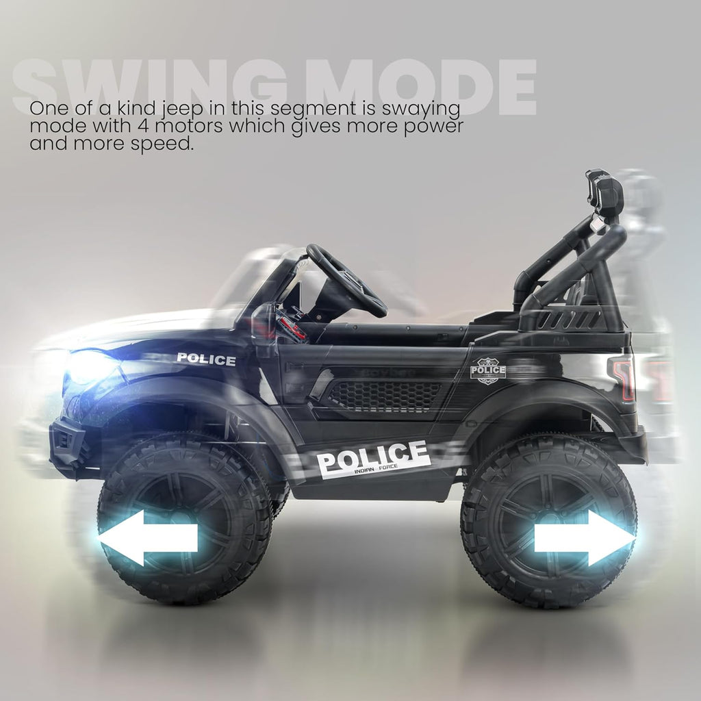 kids jeep bnz black 4motor