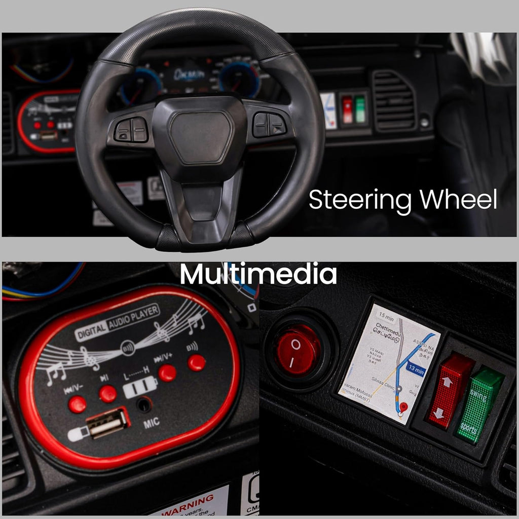 kids jeep bnz black 4motor