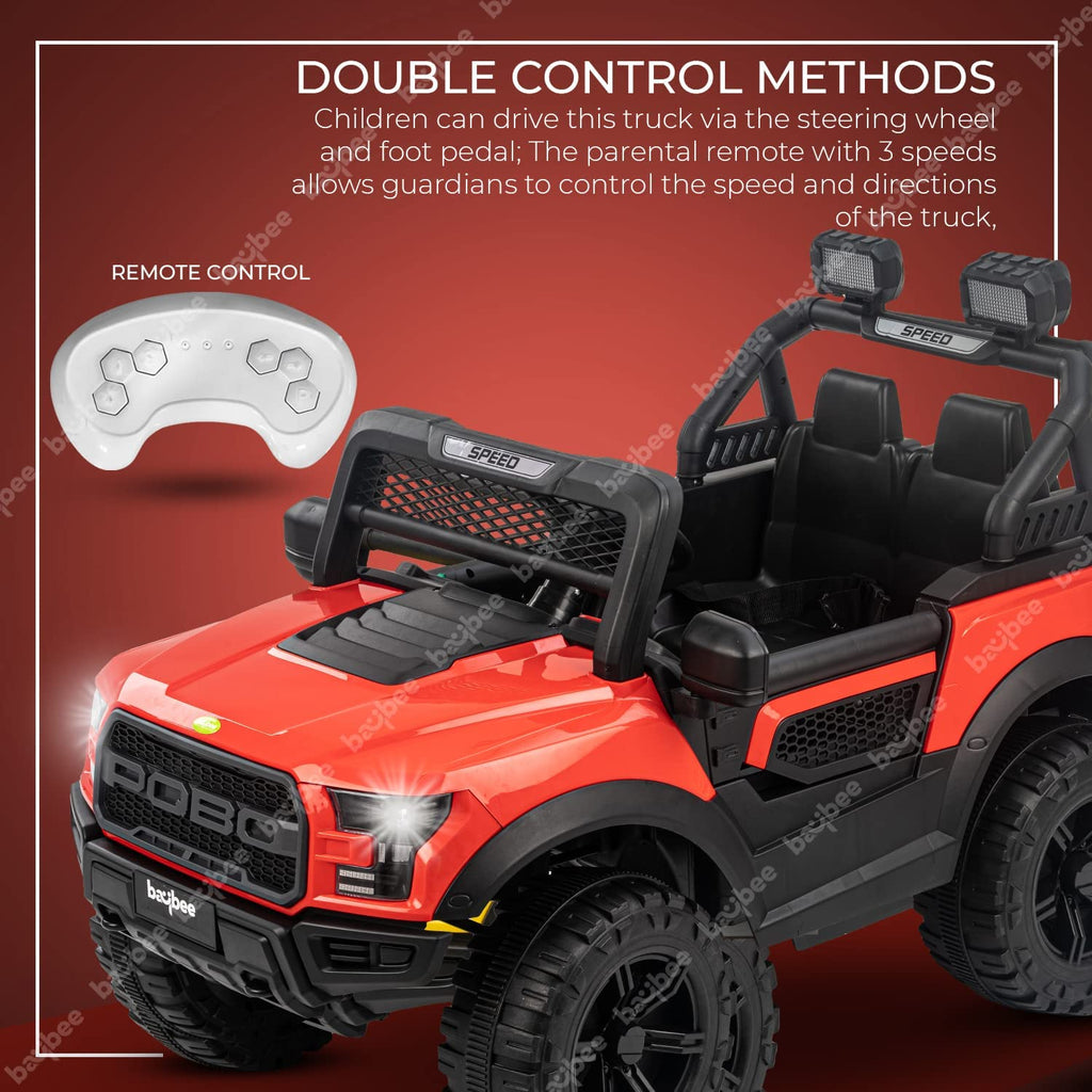 Pobo Jeep blue 4Motor Red