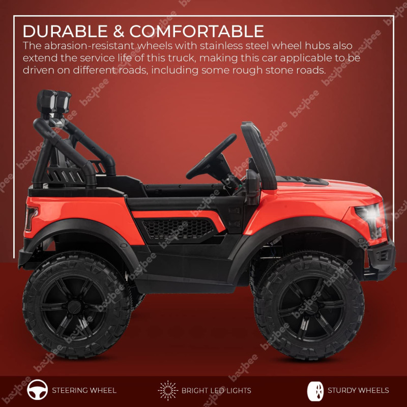 Pobo jeep 4motor RED