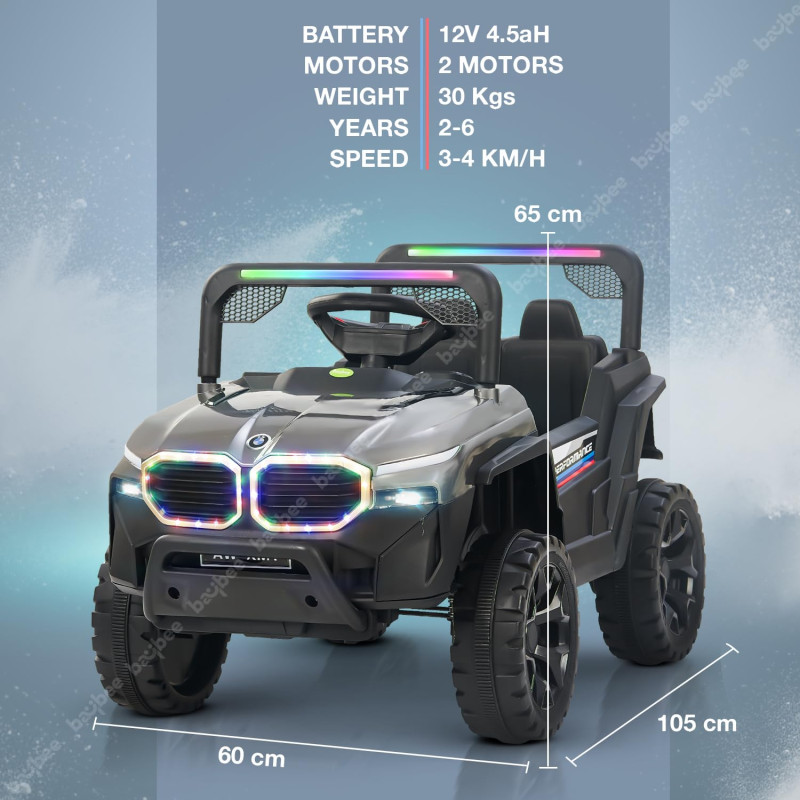 BMW jeep for 1-6 year grey