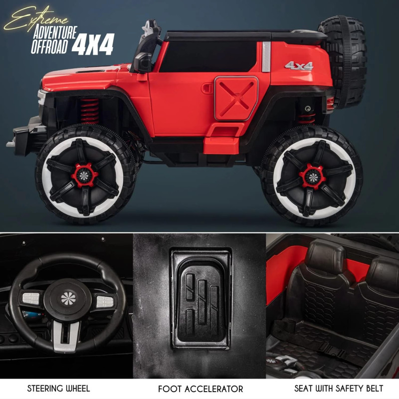 Hulk jeep 1-10 year 100kg support