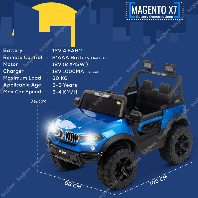 kids Jeep - blue 1-8year  
