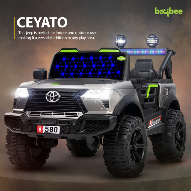 kids Jeep tayota 580-  1-8year  grey